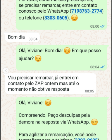 Exemplo de conversa no WhatsApp 9